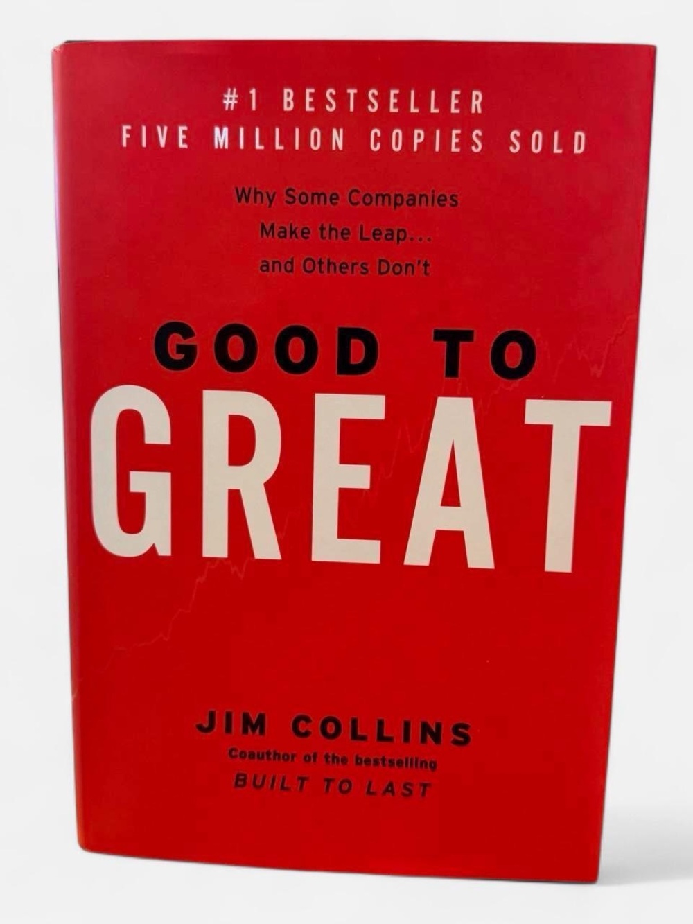 Good to Great by Jim Collins -Hardcover- Best Selling Business & Leadership Book